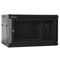 DATEUP MP.6412.9301, 12U 600X450, Wall mount cabinet, Front vented door with small round lock (lock disassemble), two side panels with lock, Aluminum plate logo 